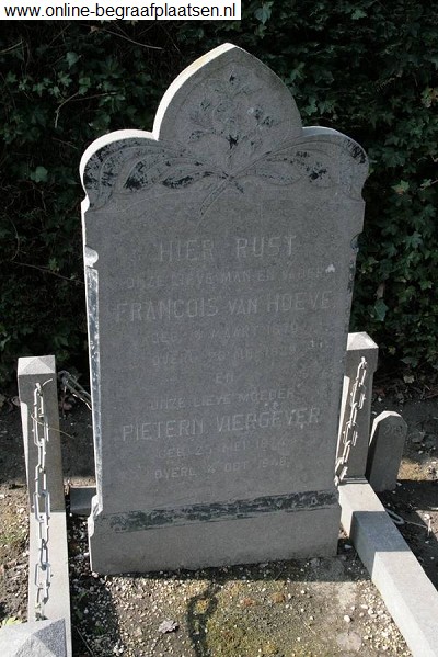 Pieternella Viergever 1874-1948 and Francois van Hoeve 1870-1929